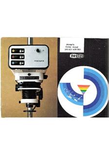 Meopta Color Head manual. Camera Instructions.